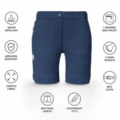 Pantaloncini da trekking Millet Ubic Stretch W Saphir