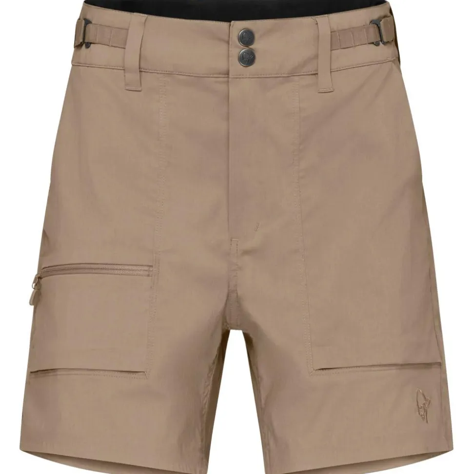 Pantaloncini da trekking Norrona Femund Light Cotton Short W Winter Twig