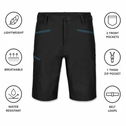 Pantaloncini da trekking Ortovox Pelmo Short M Black Raven