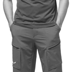 Pantaloncini da trekking Salewa Puez Durastretch Cargo Shorts M Dark Olive