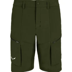 Pantaloncini da trekking Salewa Puez Durastretch Cargo Shorts M Dark Olive