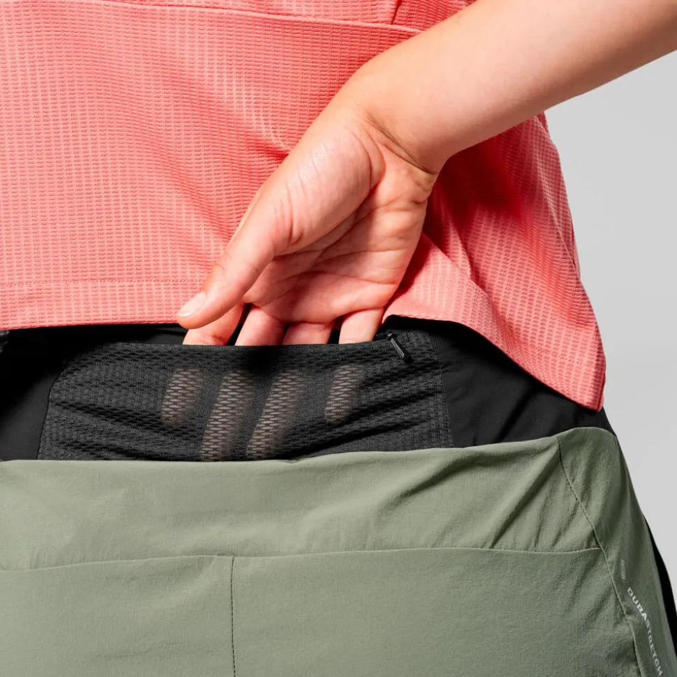 Pantaloncini da trekking Salewa Pedroc Durastretch Light Short W Faded Green