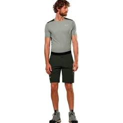Pantaloncini da trekking Salewa Puez 4 Short Dark Olive
