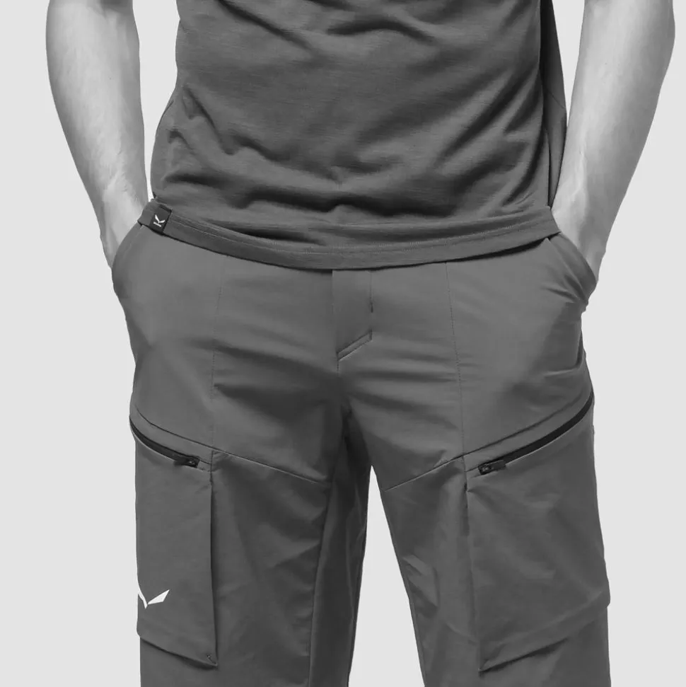 Pantaloncini da trekking Salewa Puez Durastretch Cargo Shorts M Black Out