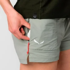 Pantaloncini da trekking Salewa Puez Durastretch W Shadow