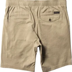 Pantaloncini Vissla No See Ums Eco 18" Elastic Khaki