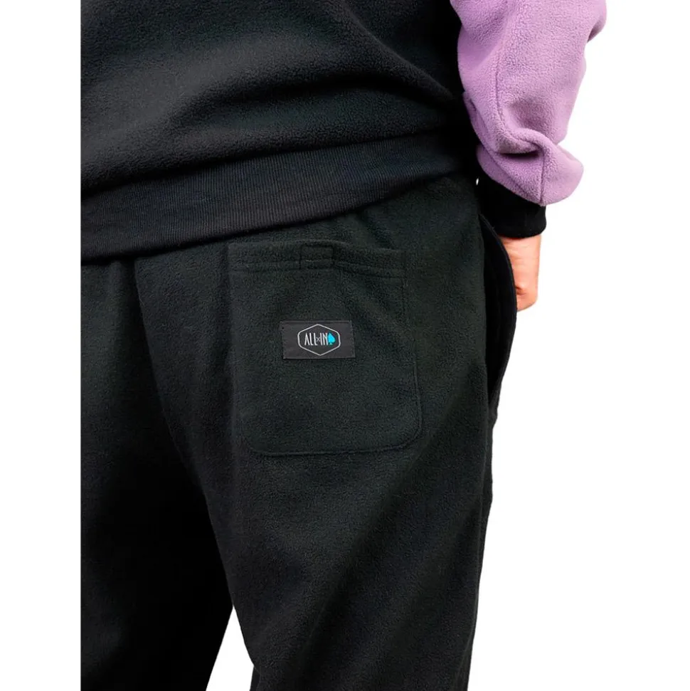 Pantaloni All-In Jogging Plush Black