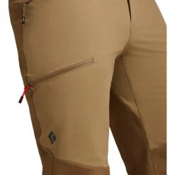 Pantaloni da alpinismo Black Diamond Alpine Hybrid Mushroom