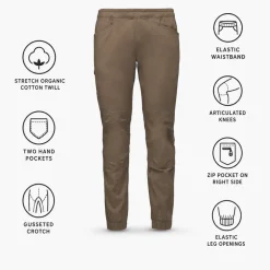 Pantaloni da arrampicata Black Diamond M Notion Pant Walnut