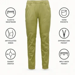 Pantaloni da arrampicata Black Diamond M Notion Pant Cedarwood Green