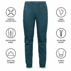 Pantaloni da arrampicata Black Diamond M Notion Pant Creek Blue