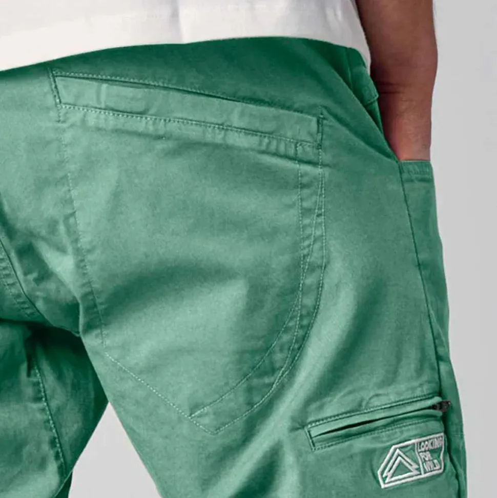 Pantaloni da arrampicata Looking For Wild Fitz Roy Granit Green