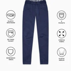 Pantaloni da arrampicata Looking For Wild Fitz Roy Medieval Blue