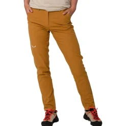 Pantaloni da arrampicata Salewa Lavaredo Hemp Chino Pant W Golden Brown