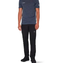 Pantaloni da trekking Mammut Runbold Guide Sofshell Black