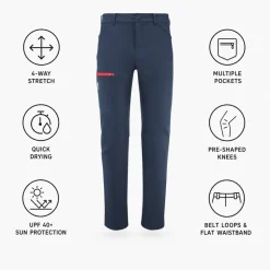 Pantaloni da trekking Millet Wanaka Stretch Pant III Saphir