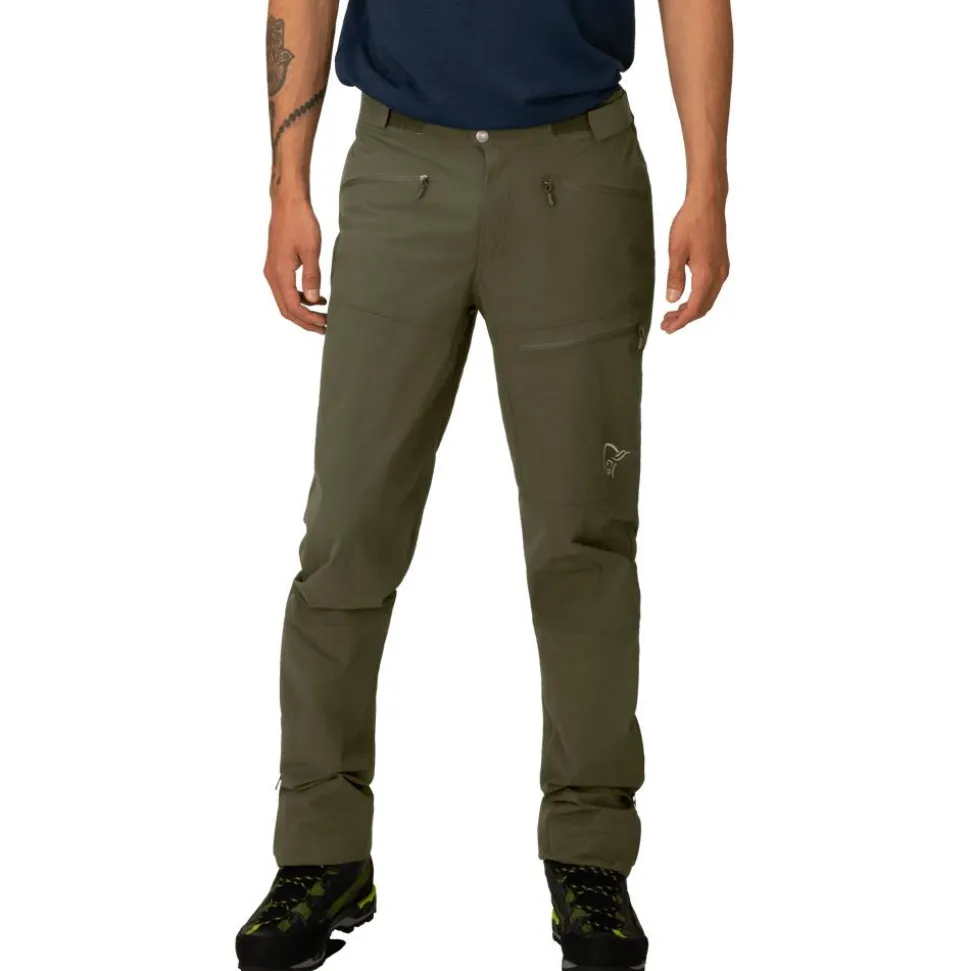 Pantaloni da trekking Norrona Femund Flex1 Lightweight Pant Olive Night