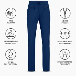 Pantaloni da trekking Norrona Femund Flex 1 Tech W's Indigo Night