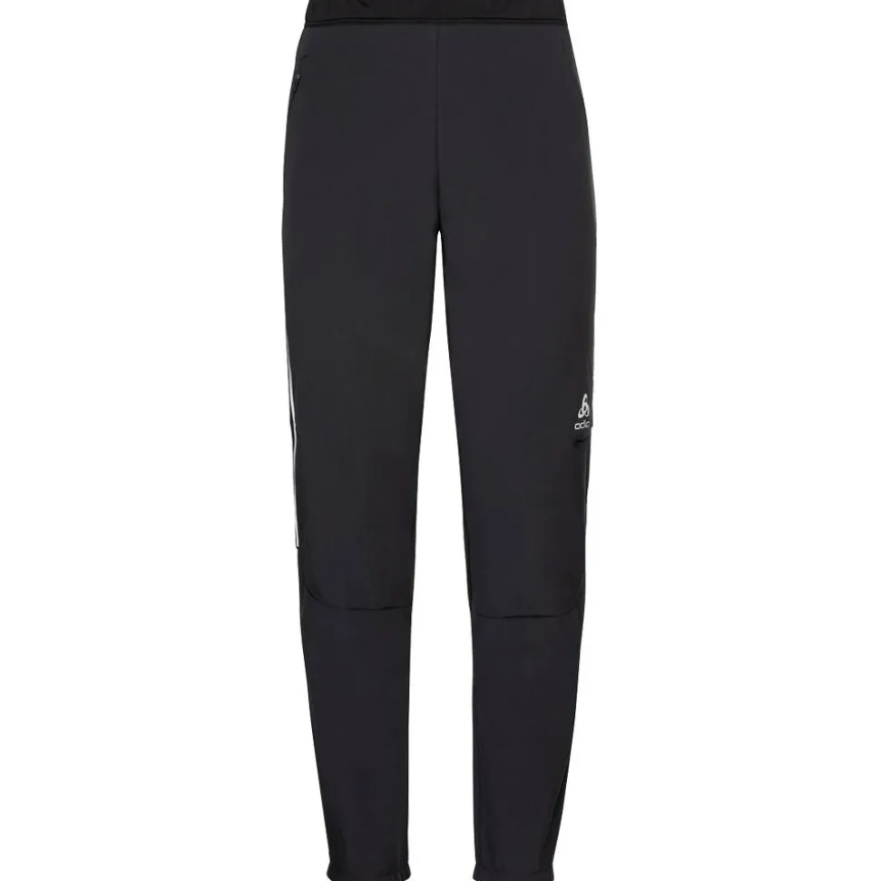 Pantaloni sci di fondo Odlo Engvik Pants Black Concrete Grey