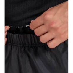 Pantaloni sci di fondo Swix Infinity Hybrid Wind Full Zip Black Black