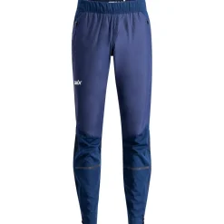Pantaloni sci di fondo Swix Nordic Warm Hybrid Pants M Dark Navy