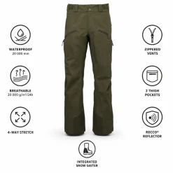 Pantaloni tecnici Black Diamond M Recon Stretch Pants Dark Moss
