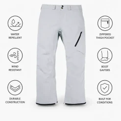 Pantaloni tecnici Burton [ak] Cyclic Gore-tex Gray Cloud
