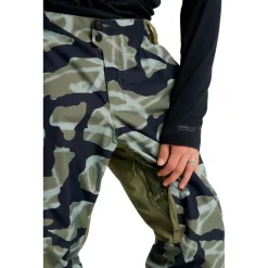 Pantaloni tecnici Burton Reserve 2L Pants Graffiti Camo Forest Moss