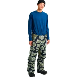 Pantaloni tecnici Burton Reserve 2L Insulated Pants Graffiti Camo Forest Moss