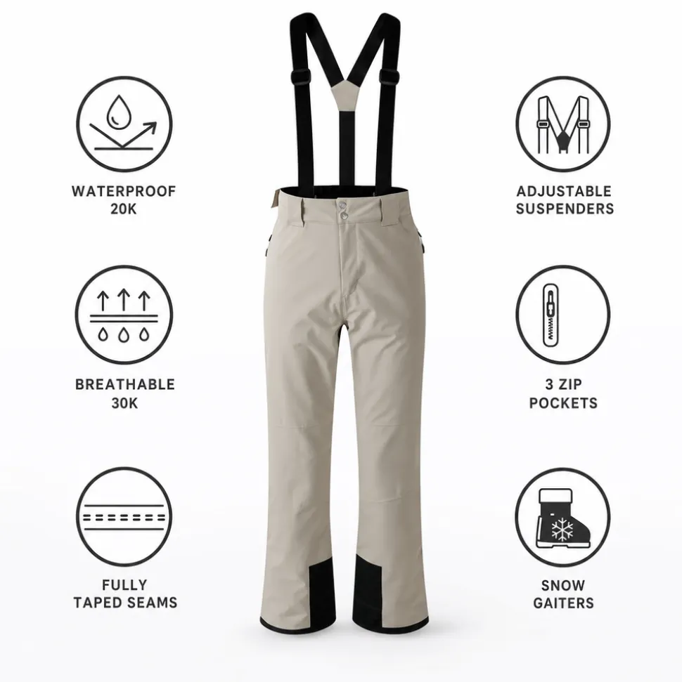 Pantaloni tecnici DARE2B Achieve II Pant Abbey Stone