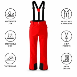 Pantaloni tecnici DARE2B Achieve II Pant Danger Red