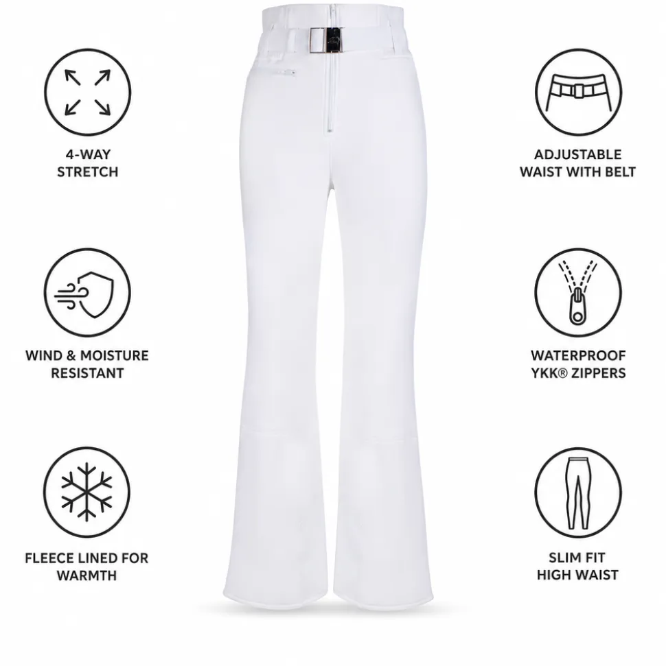 Pantaloni tecnici Duvillard Gridin S White