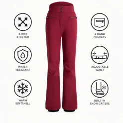 Pantaloni tecnici Fusalp Diana Acajou