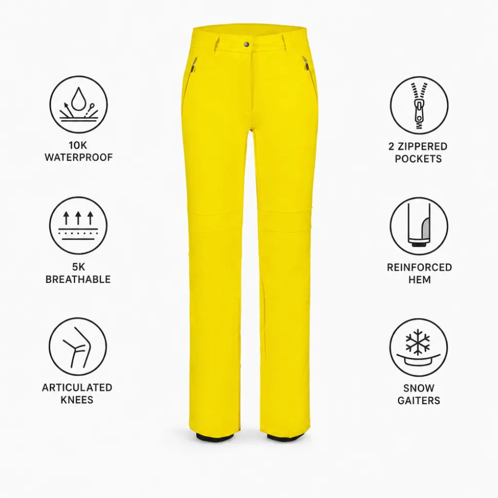 Pantaloni tecnici Icepeak Entiat Jaune