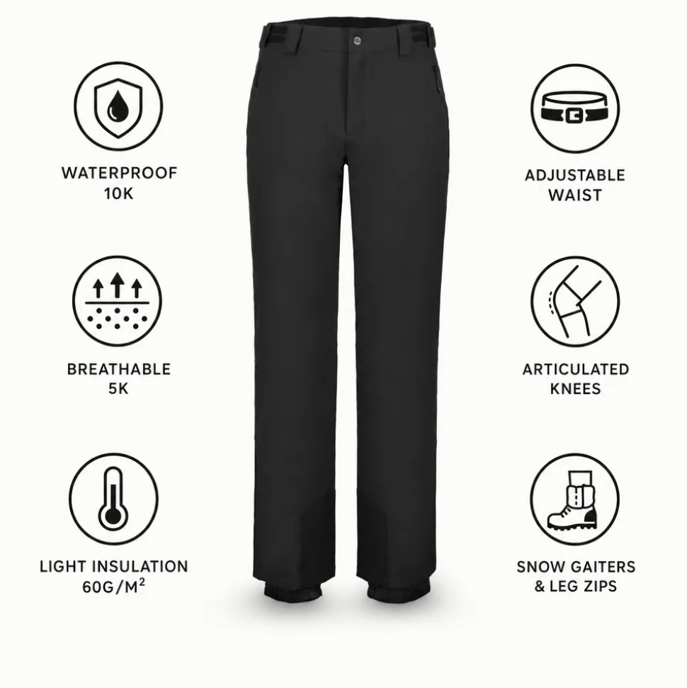 Pantaloni tecnici Icepeak Fleming Noir