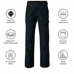 Pantaloni tecnici Norrona Lofoten Gore-Tex Insulated Pant Caviar