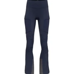 Pantaloni tecnici Norrona Lyngen Equaliser Stretch Tights W's Indigo Night