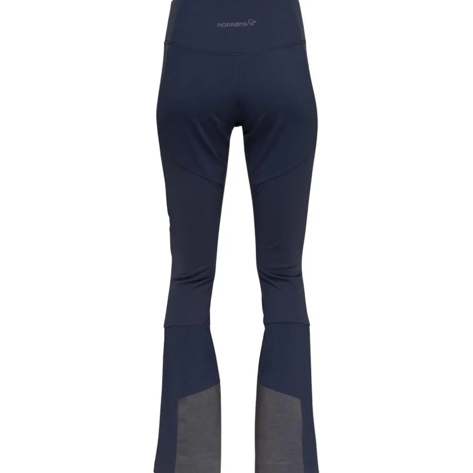 Pantaloni tecnici Norrona Lyngen Equaliser Stretch Tights W's Indigo Night