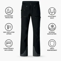 Pantaloni tecnici Norrona Lyngen Gore-Tex Pants M's Caviar