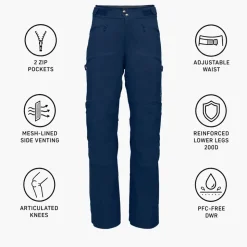 Pantaloni tecnici Norrona Women's Lyngen Flex1 Indigo Night