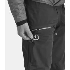 Pantaloni tecnici Ortovox 3L Ortler Pants M Black Raven