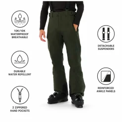 Pantaloni tecnici Protest Prtrowens Snowpants Kale Green