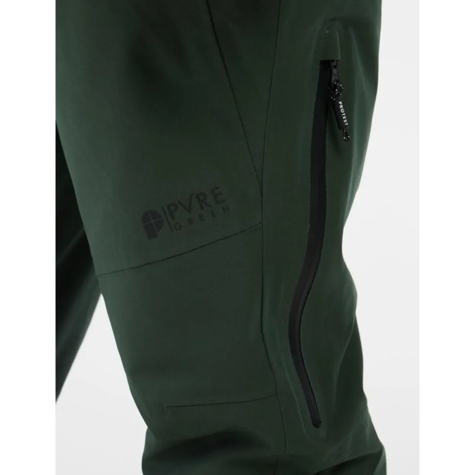 Pantaloni tecnici Protest Prtmikado Snowpants Bamboobeige Kale Green