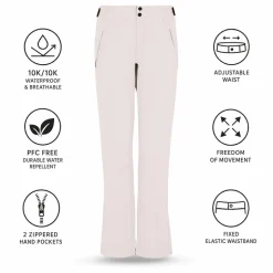 Pantaloni tecnici Protest Prtrelole Snowpants Canvasoffwhite
