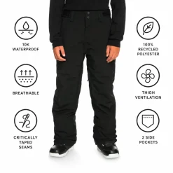 Pantaloni tecnici Quiksilver Estate Youth True Black