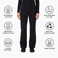 Pantaloni tecnici Rossignol W Ski Softshell Pant Black