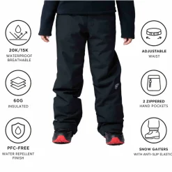 Pantaloni tecnici Rossignol Boy Ski Pant Black