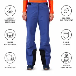Pantaloni tecnici Rossignol W Insulated Ski Pant Future Blue