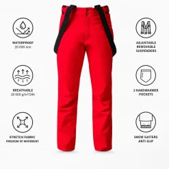 Pantaloni tecnici Rossignol Ski Sports Red