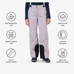 Pantaloni tecnici Rossignol W Insulated Ski Pant Galactic Lilac